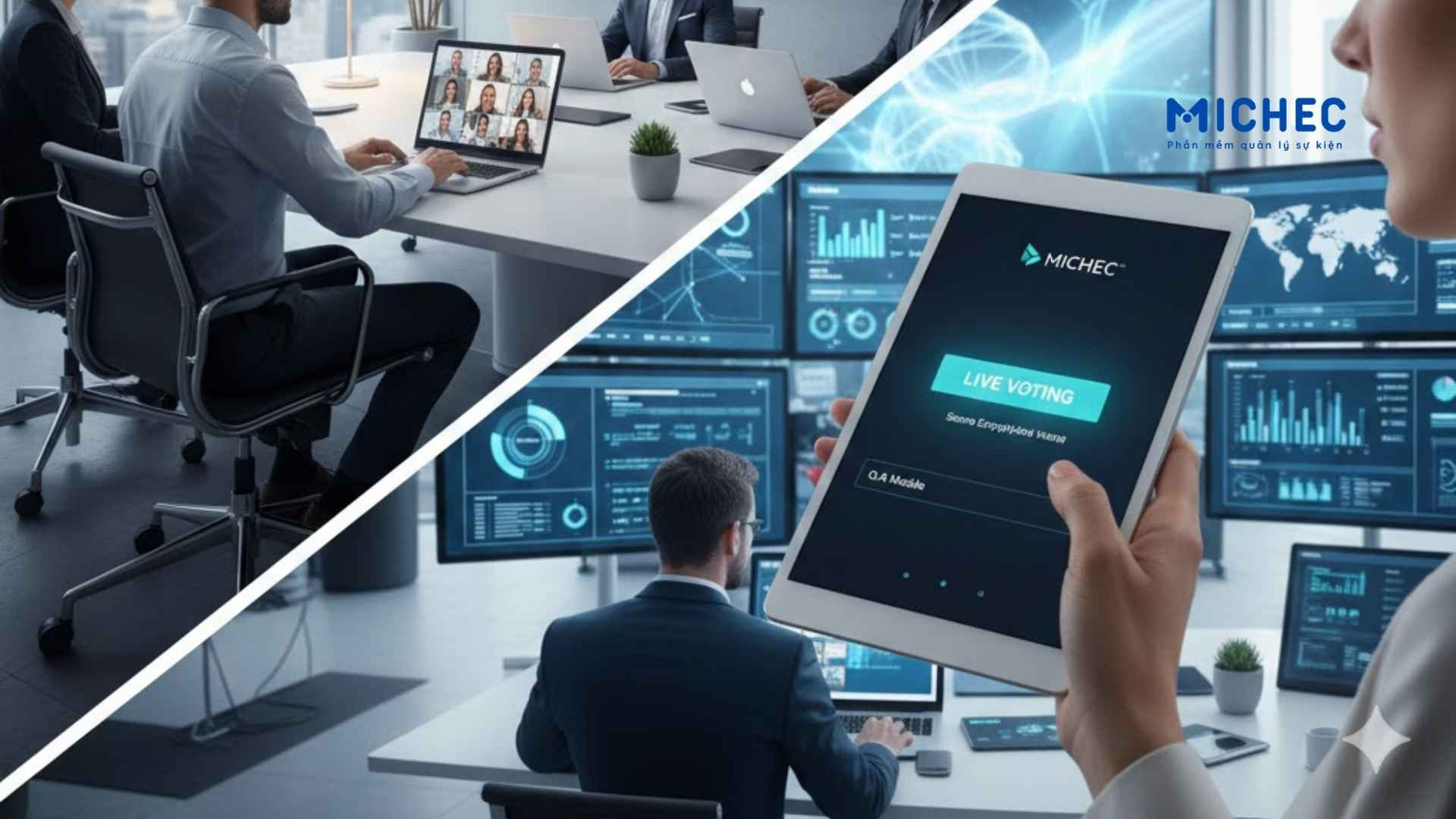 Giải pháp phần mềm hội nghị số hóa, đại hội cổ đông