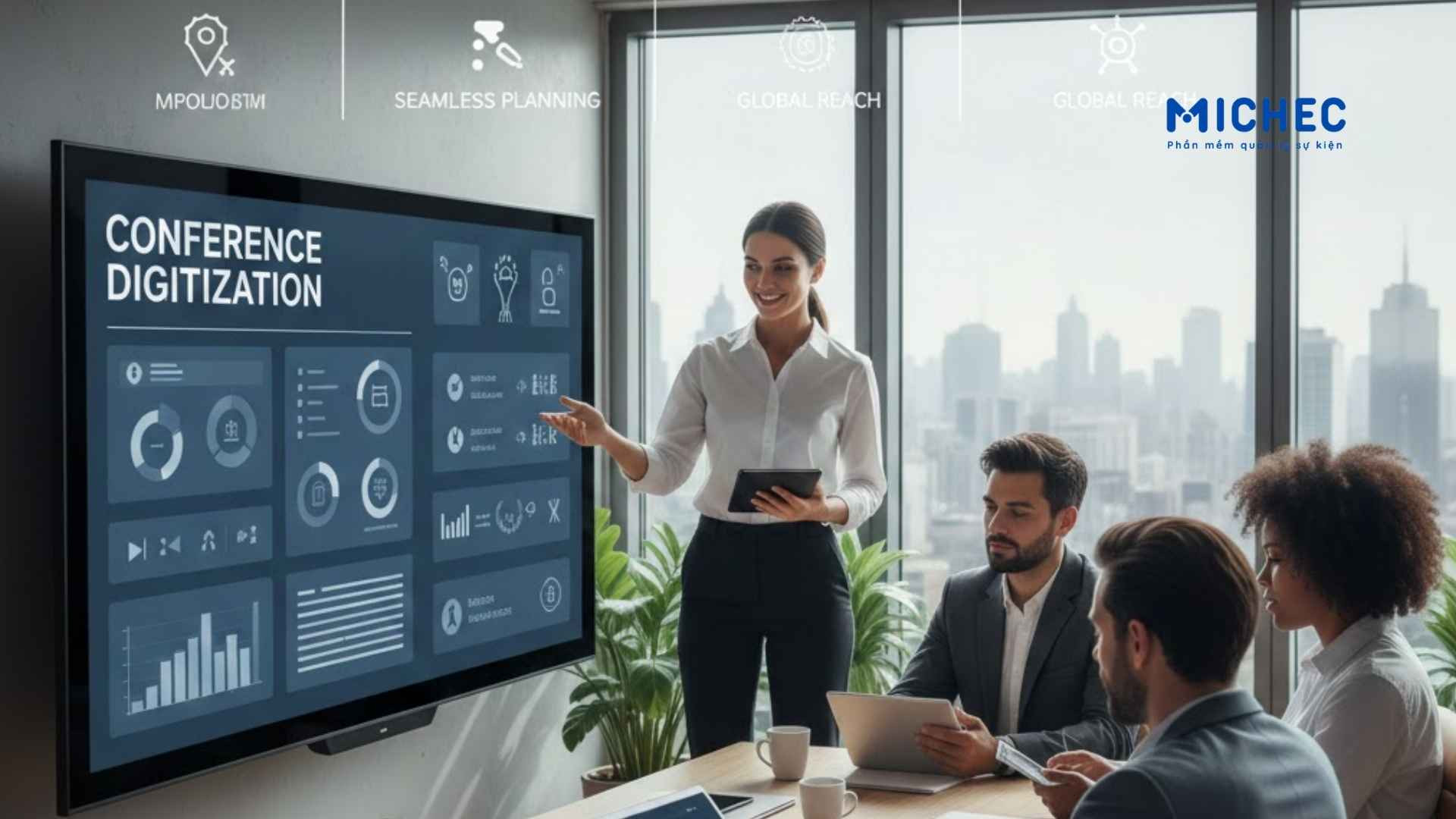Lợi ích Khi Doanh Nghiệp áp Dụng Phần Mềm Số Hóa Hội Nghị