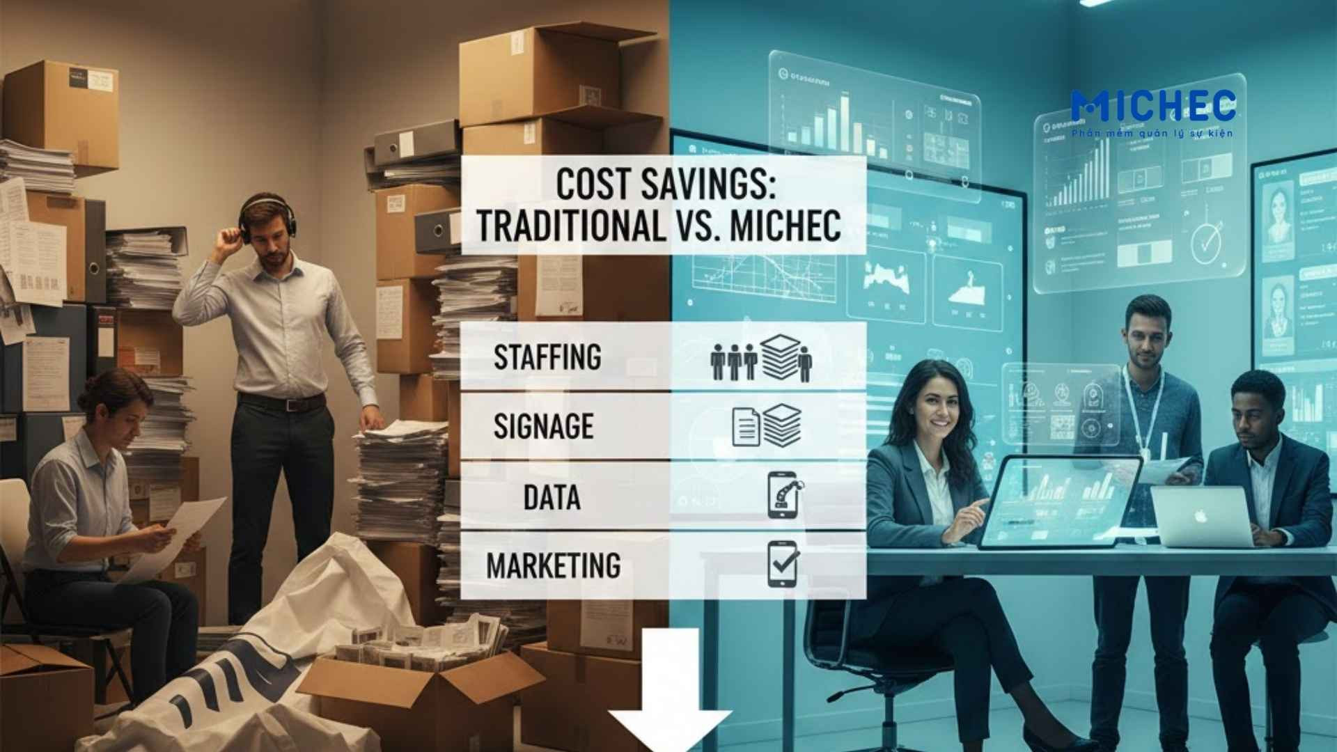 Michec Giúp Ban Tổ Chức Tiết Kiệm Chi Phí Ra Sao