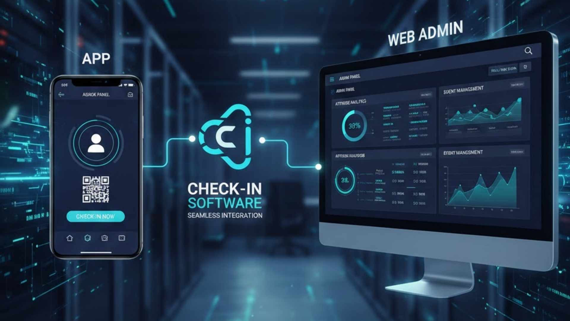 Phần Mềm Check In Tích Hợp App & Web Admin