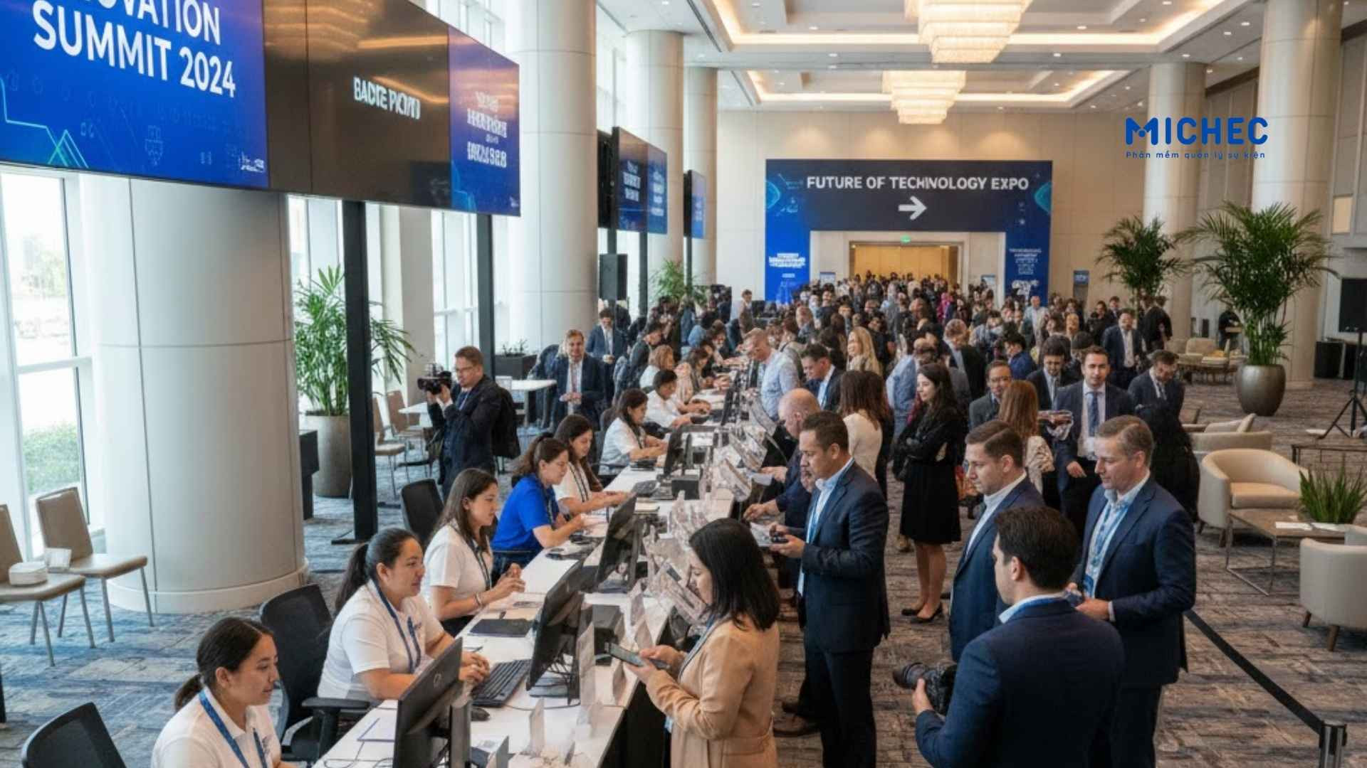Quy trình check-in hội nghị, đại hội đúng chuẩn