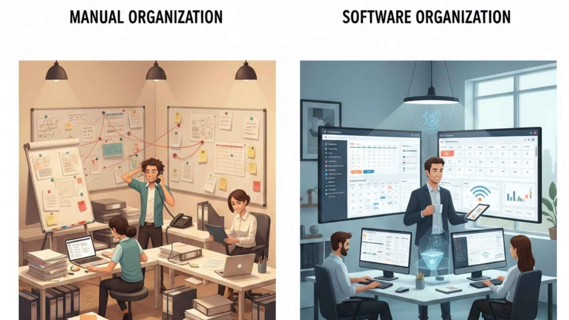 So sánh tổ chức sự kiện thủ công và bằng phần mềm: Khác nhau ở đâu?