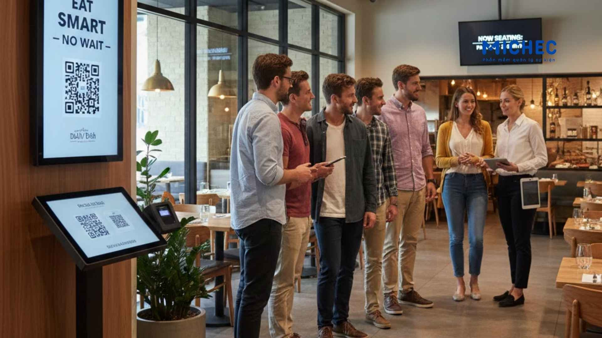 Ứng Dụng Công Nghệ Check In Giúp Nhà Hàng Thoát Quá Tải