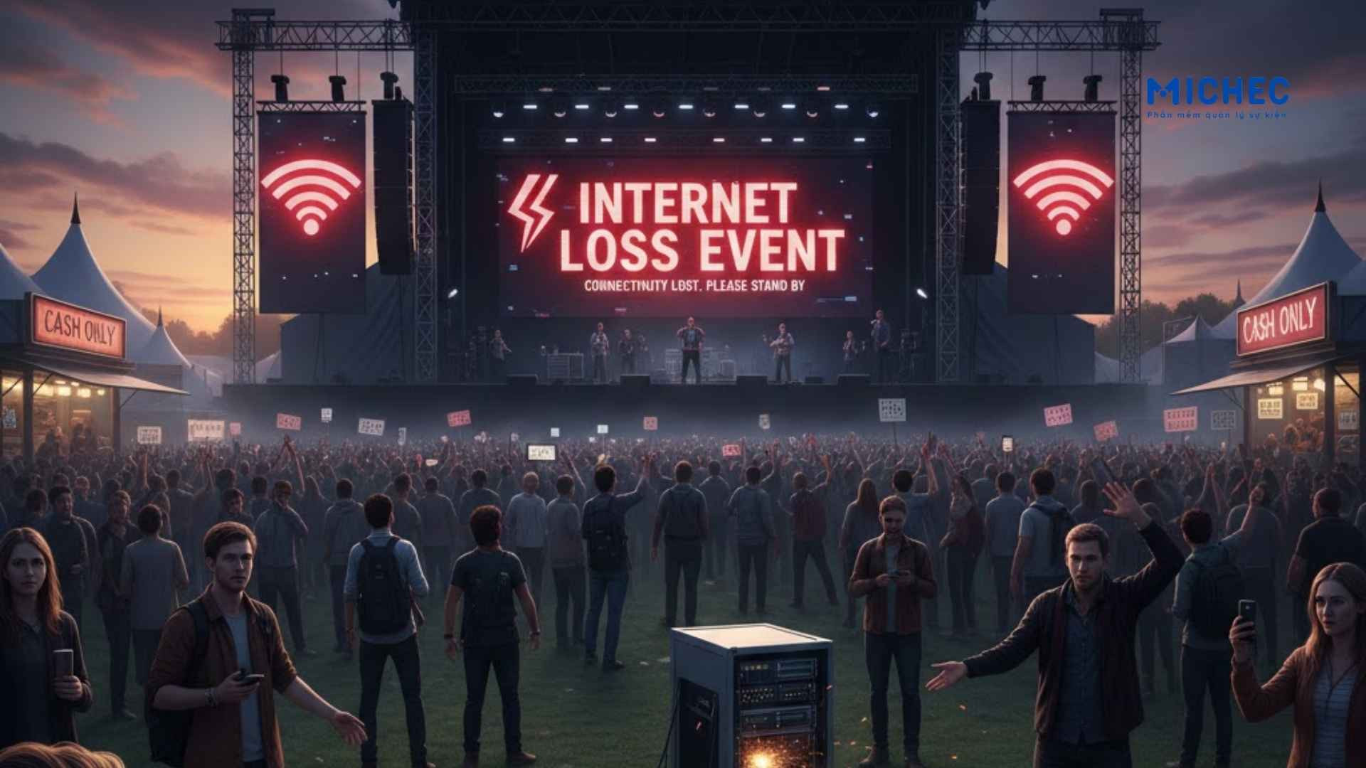 Vì Sao Mất Internet Là Rủi Ro Phổ Biến Trong Sự Kiện