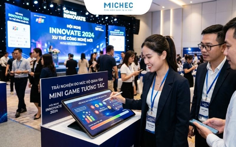 Mini Game Như Một Công Cụ đo Lường Mức độ Quan Tâm Của Khách Mời đối Với Nội Dung Hội Nghị