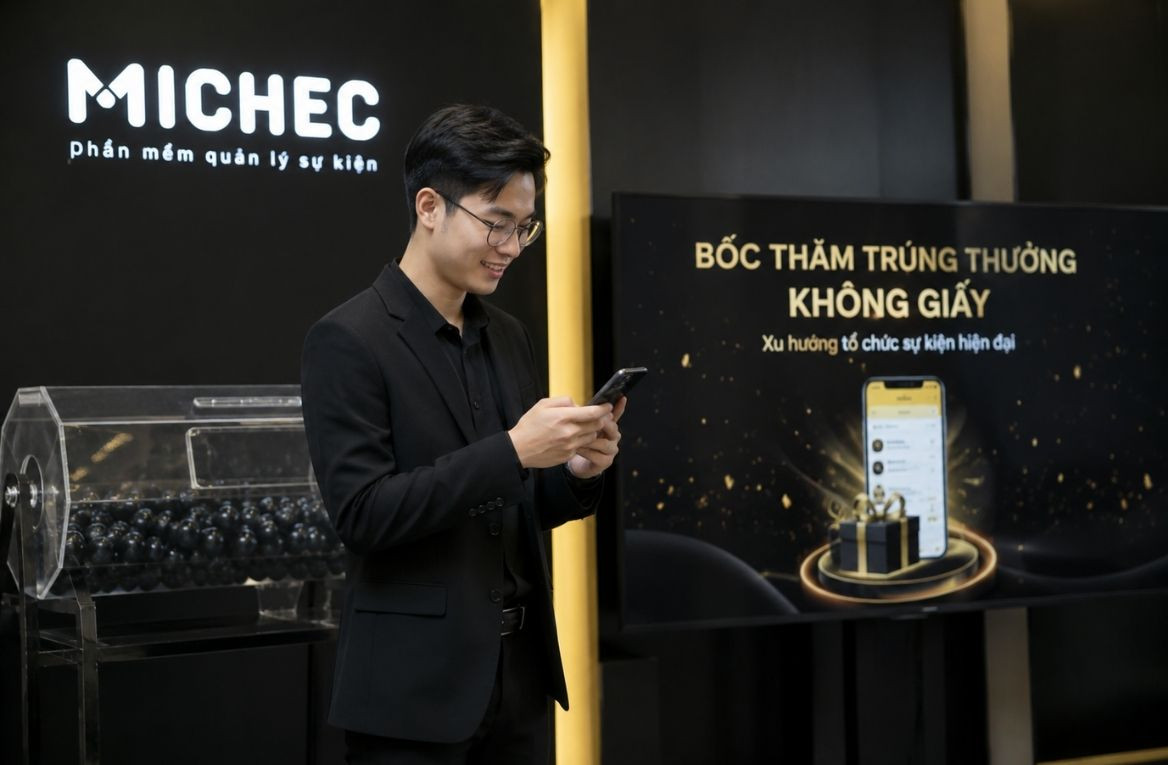 Bốc Thăm Trúng Thưởng Không Giấy – Xu Hướng Tổ Chức Sự Kiện Mới