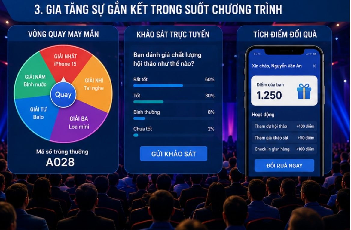Gia Tăng Sự Gắn Kết Trong Suốt Thời Gian Diễn Ra Chương Trình
