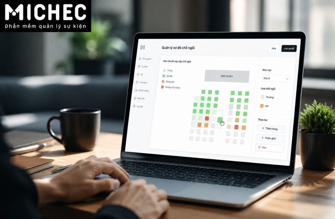 Quản Trị Sơ đồ Chỗ Ngồi Bằng Công Cụ Kéo Thả Trực Quan