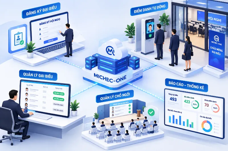 Chức năng cơ bản của MICHEC-ONE khi tạo sự kiện tại Hà Nội